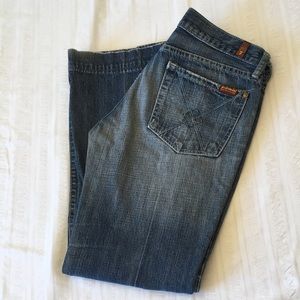 7 for mankind dojo trouser leg jean size 30